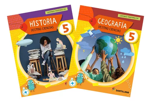Pack Ciencias Sociales 5 - Destino Ciencias- Santillana- Edición Actualizada 2025 - Imagen 2