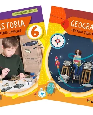 Pack 6 Sociales - Destino Ciencias (edicion Año 2025), De Sin . Editorial Santillana, Tapa Blanda, Edición 1 En Español