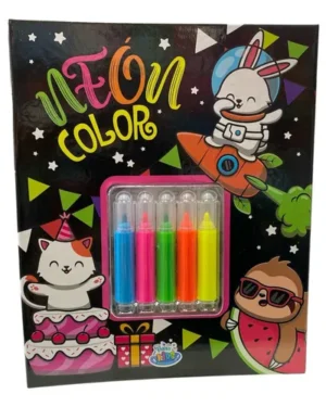 Neon Color - Libro Para Colorear Animalitos