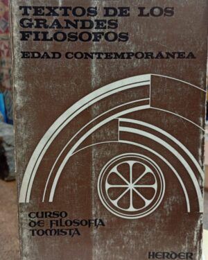 Textos de los Grandes Filósofos - F. Canals Vidal