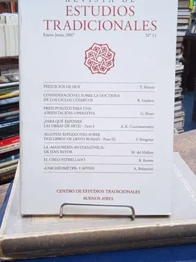 Revista de Estudios Tradicionales Numero 11 - Centro de Estudios Tradicionales Buenos Aires