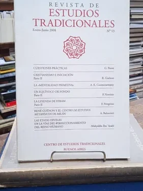 Revista de Estudios Tradicionales Numero 13 - Centro de Estudios Tradicionales Buenos Aires