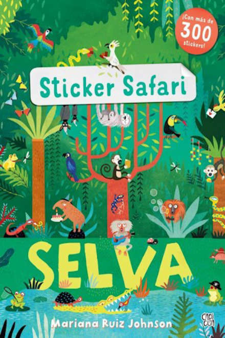 Sticker Safari Selva - Mariana Ruiz Johnson