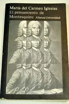 El Pensamiento de Montesquieu - María  del Carmen Iglesias