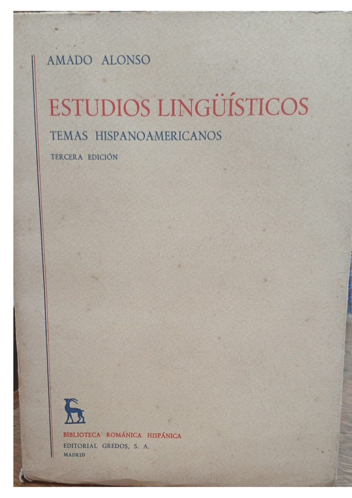 Estudios Lingüísticos - Amado Alonso