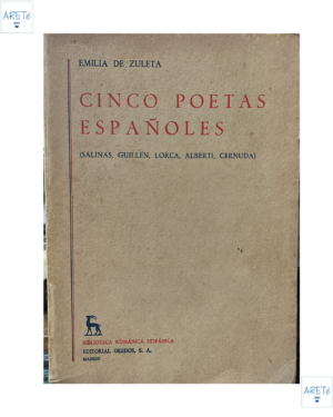 Cinco Poetas Españoles - Emilia De Zuleta - Editorial Gredos