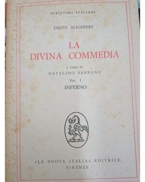 La Divina Commedia - Dante Alighieri - 3 Tomos - Editorial La Nouva Italia