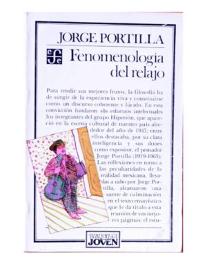 Fenomenología Del Relajo - Jorge Portilla - Editorial Fondo de Cultura Económica