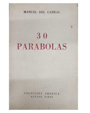30 Parabolas - Manuel Del Cabral - Editorial Lucania