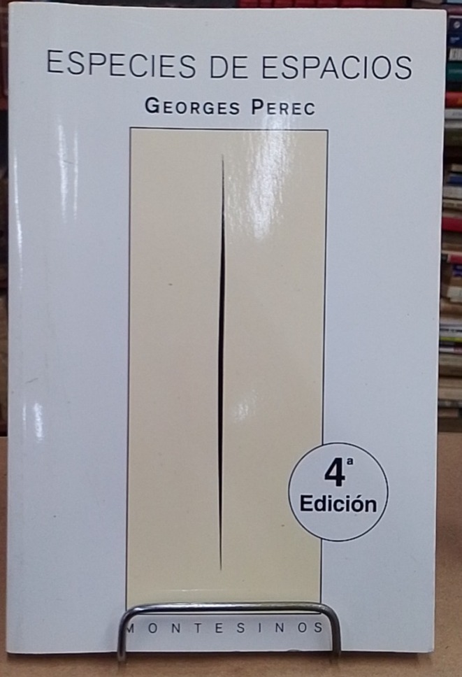 Especies de espacios - Georges Perec - Editorial Montesinos