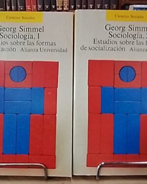 Sociología, 2 tomos - Georg Simmel - Alianza